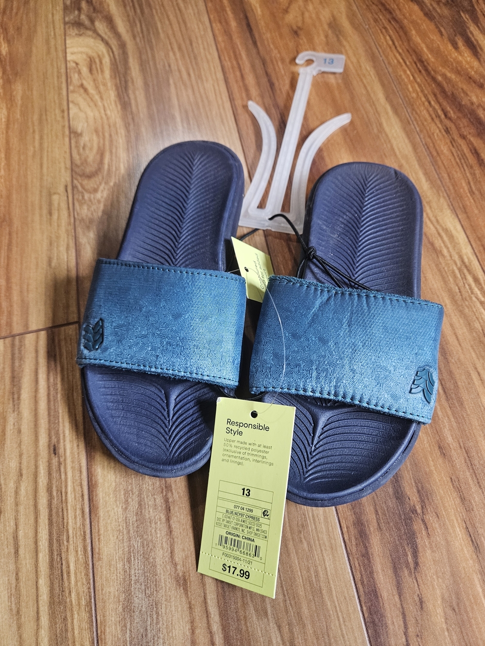 all in motion Blue Slide Sandals for Kids
